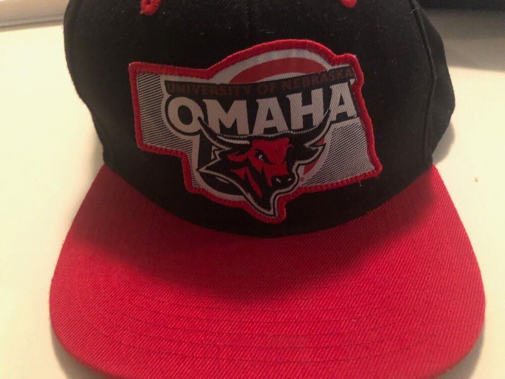 University of Nebraska Omaha Mavericks Baseball Cap/Hat Snap Back Cloth